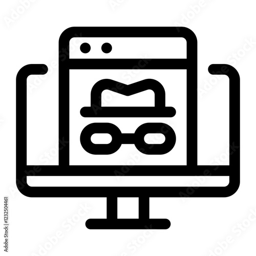 Icon Hacking With Style Outline