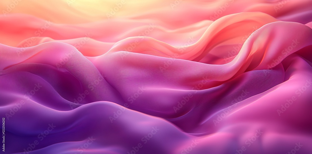 Fototapeta premium Pastel sky Softly swaying curtains Motion-capture video