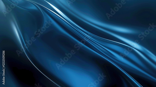 Wallpaper Mural smooth gradient background with blue and black Torontodigital.ca