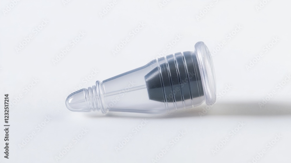 Clear Plastic Cup on White Background Clear Plastic Cup on White Background