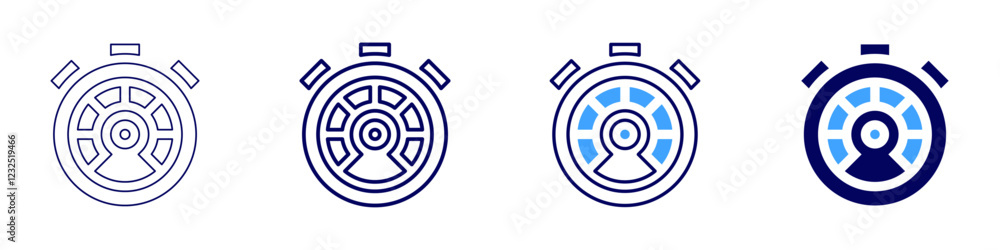 Performance icon in 4 different styles. Thin Line, Line, Bold, and Bold Line. Duotone style. Editable stroke Performance icon in 4 different styles. Thin Line, Line, Bold, and Bold Line. Duotone style. Editable stroke