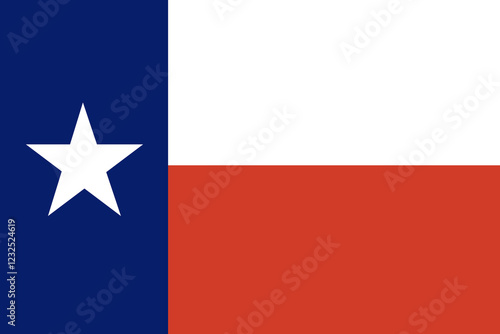 National Texas flag, official colors and proportion Free Download National Texas flag, official colors and proportion - GFXLoad