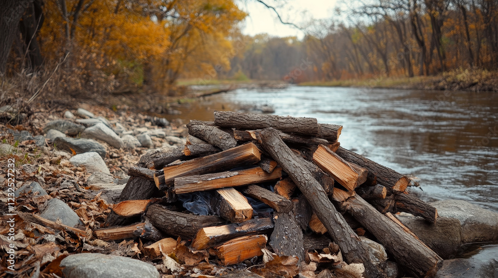 Gathering Firewood: Tips for Sustainable and Efficient Collection from the Riverbank.