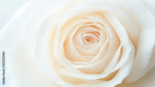 Creamy Rose Close-Up: A bre...