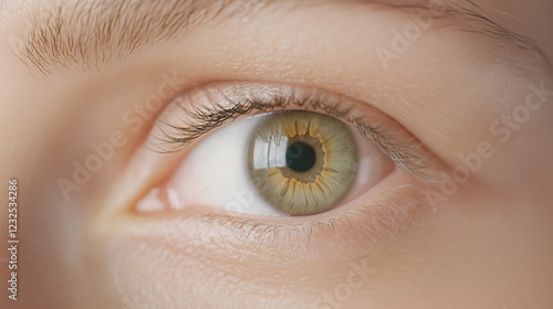 Green Eyes Close-Up: An int...