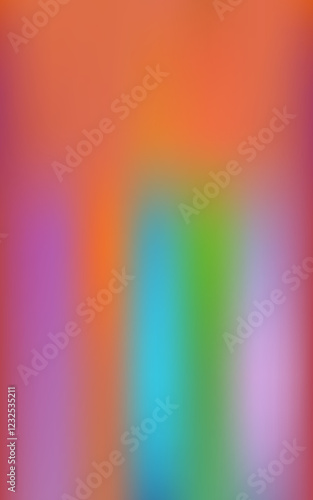 Colourful, liquid gradient with a defocused look, creating a soft, vibrant background ideal for vector art, posters, or digital designs.