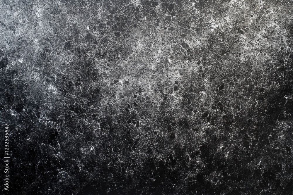 Obraz premium Dark grainy textured gradient for subtle abstract background in design, perfect for headers, banners, and visual projects. Ideal for creative industries seeking minimalistic elegance