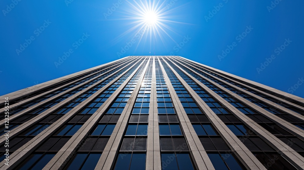 Reaching for the Sun: A Skyscraper's Ascent Reaching for the Sun: A Skyscraper's Ascent