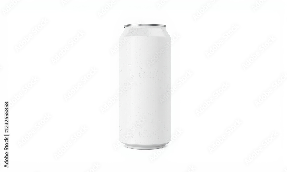 blank white soda can on white background, perfect for branding and mockups. Ideal for showcasing designs or labels blank white soda can on white background, perfect for branding and mockups. Ideal for showcasing designs or labels