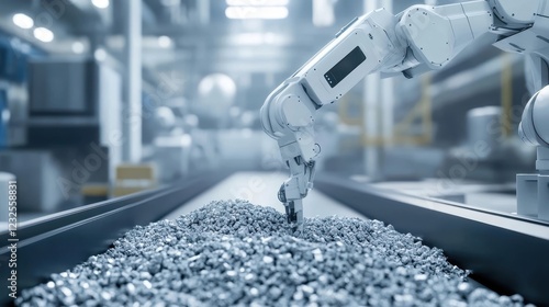 Robotic Arm Sorting Rare Ea...