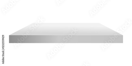 Wallpaper Mural Empty white round podium, modern pedestal and platform, stand stage, cylinder, round empty stages and podium stairs 3d template for product presentation, awards Torontodigital.ca