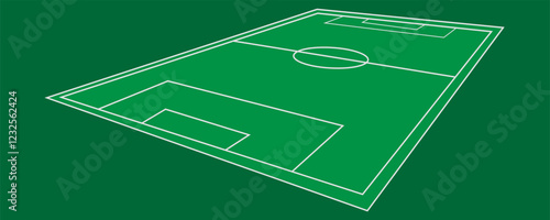 Football field liner icon, Football field  playground vector illustration, soccer design, Top view of football game field with  green background and white lines. soccer field. vector textures. eps10 