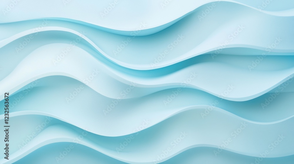 Serene Light Blue Abstract Waves Pattern for Background Use Serene Light Blue Abstract Waves Pattern for Background Use