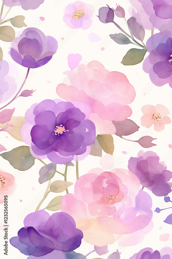 Naklejka premium Rose Petal Minimal Tone Tags rose purple mini