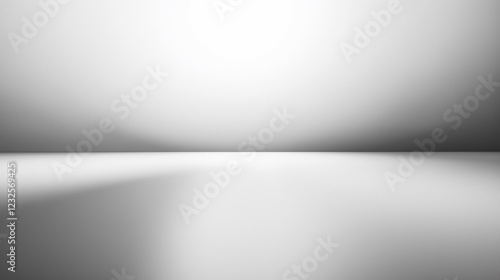 Minimalist gradient background with soft light reflections