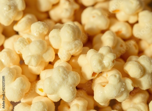 an image of a close up of a bowl of popcorn. photo