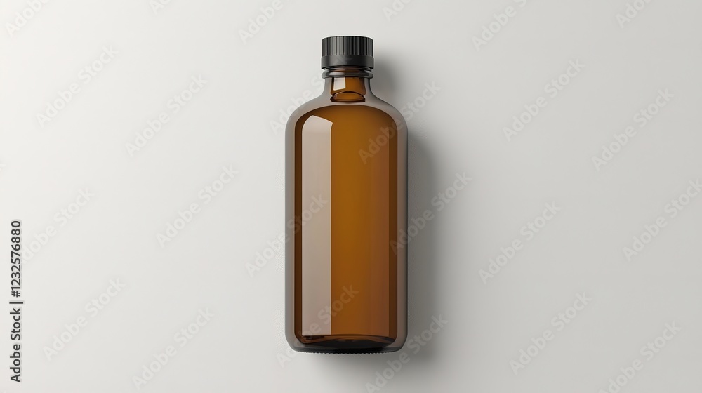 High gloss and transparent realistic bottle mockup studio product photography minimalist top-down creative design High gloss and transparent realistic bottle mockup studio product photography minimalist top-down creative design