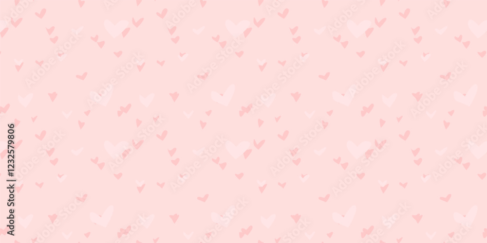 White Heart Seamless Pattern on pink Background. Love romantic theme. Pattern hearts with Love for Valentine's Day. Valentines day background. Vector abstract texture with small hearts White Heart Seamless Pattern on pink Background. Love romantic theme. Pattern hearts with Love for Valentine's Day. Valentines day background. Vector abstract texture with small hearts