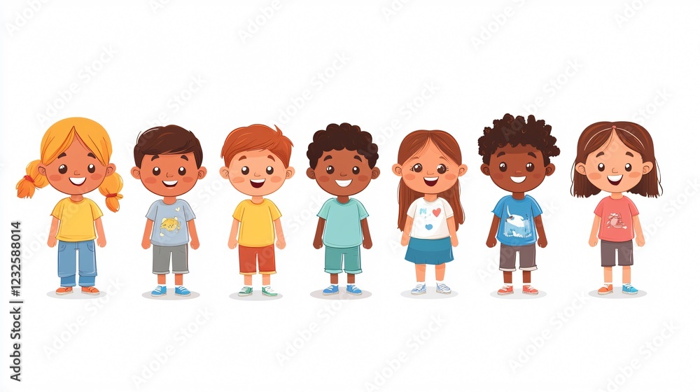 custom made wallpaper toronto digitalJoyful Diverse Group of Twelve Happy Children Playing Together