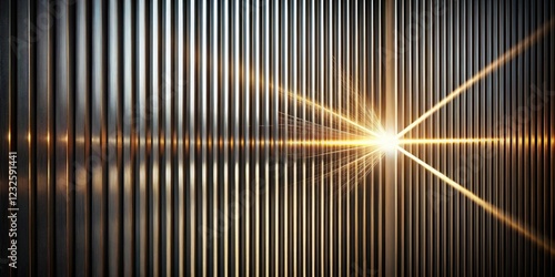 A light beam passes through a narrow slit in a metal screen, creating a diffraction pattern on the wall behind , optics