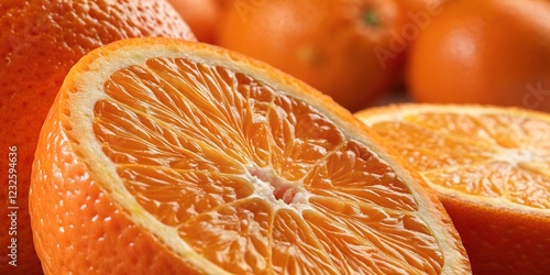 Modern abstract orange background, photorealistic, high detail.