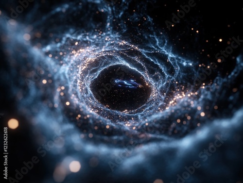 Wallpaper Mural Stunning Space Vortex with Glowing Stars and Cosmic Whirls Torontodigital.ca