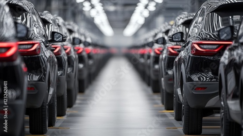 Wallpaper Mural Factory floor, cars, production line, automotive industry, manufacturing Torontodigital.ca