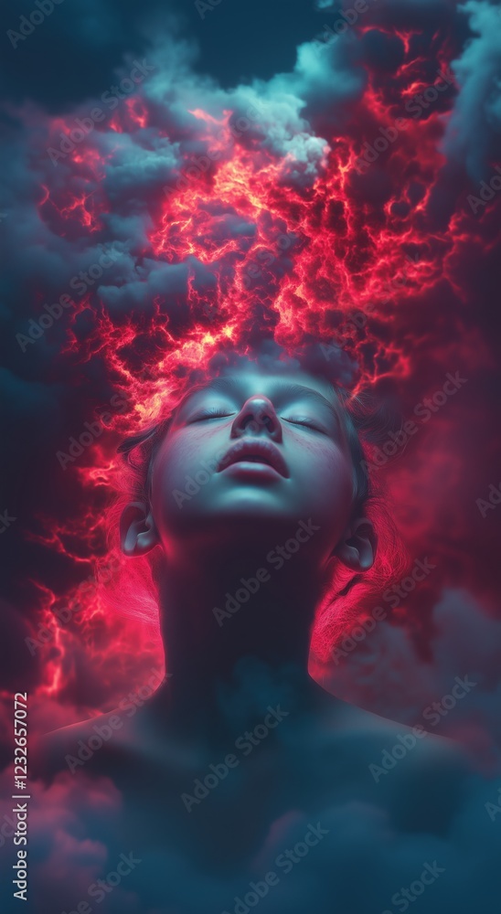 Curious Mind Out of Control created with Generative AI Technology, ai, generative Curious Mind Out of Control created with Generative AI Technology, ai, generative