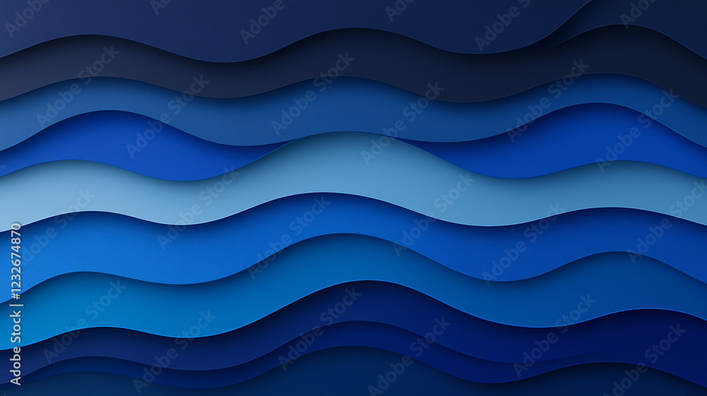 Abstract Blue Waves: An ethereal digital illustration of flowing waves in various shades of blue, creating a sense of depth and tranquility. Perfect for adding a serene touch to your projects. Abstract Blue Waves: An ethereal digital illustration of flowing waves in various shades of blue, creating a sense of depth and tranquility. Perfect for adding a serene touch to your projects.