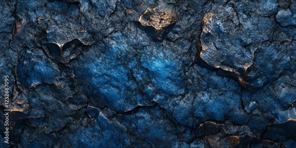Blue abstract lava stone texture background. Blue abstract lava stone texture background.