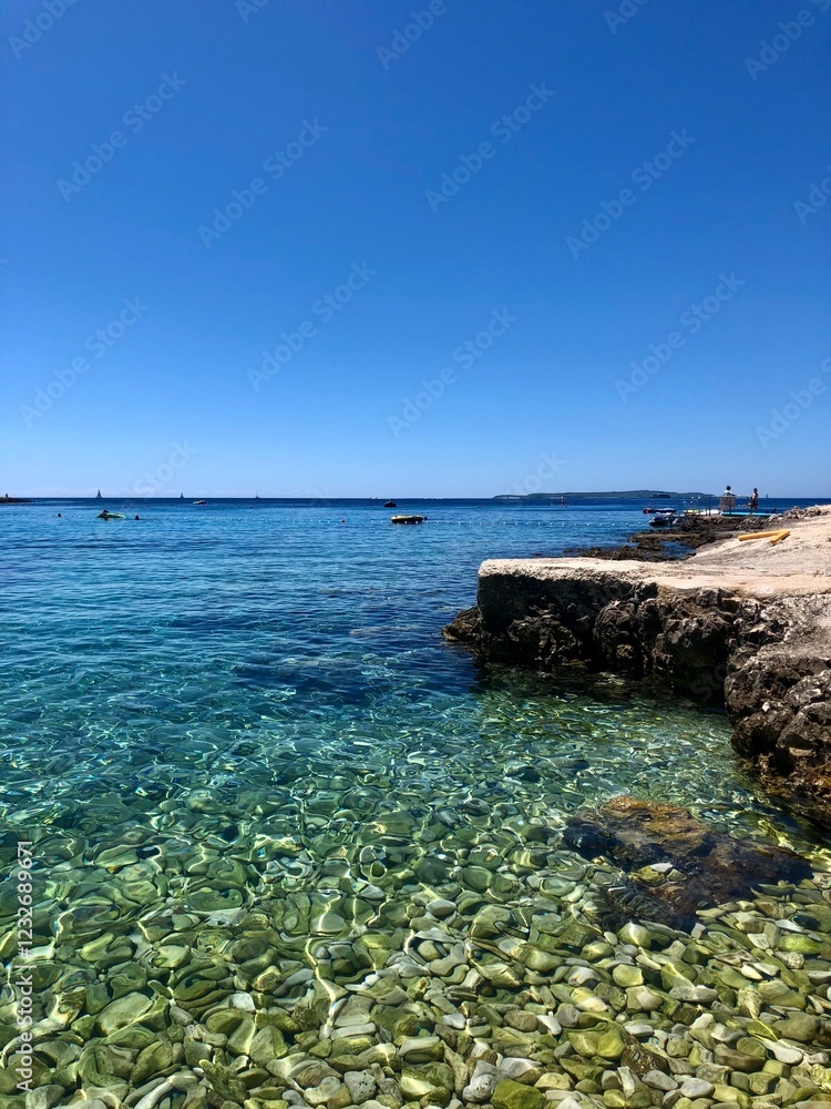 Srebrna Uvala beach in Croatia