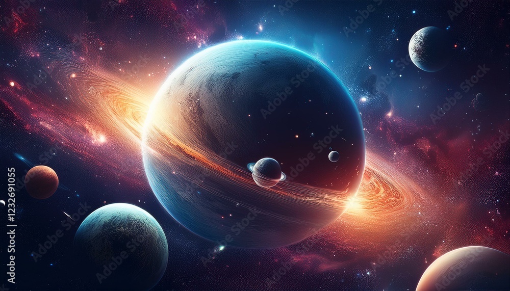 Obraz premium planet in space