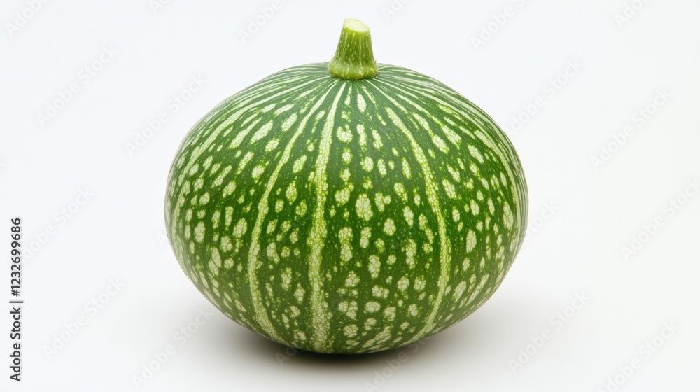 round, green squash with speckled skin round, green squash with speckled skin