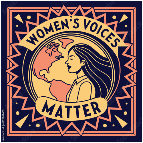 Women's Voices Matter International Women's Day Design