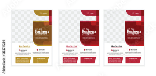 Business Flyer Template , Abstract business flyer 