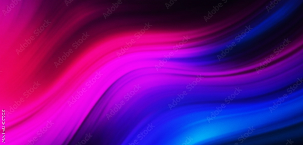 A dynamic blend of pink, blue, and purple waves creating a sense of movement A dynamic blend of pink, blue, and purple waves creating a sense of movement