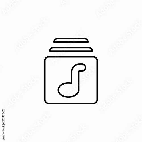 music archive icon sign vector