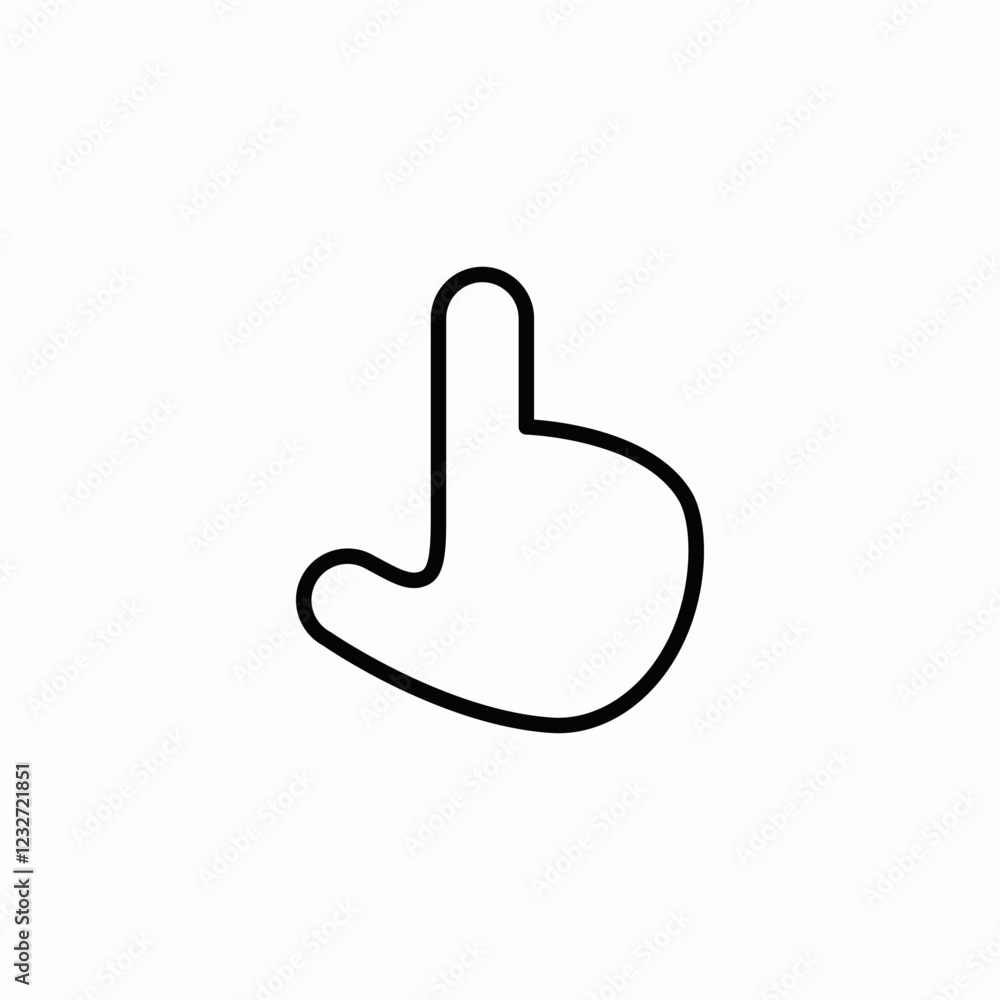 selection cursor icon sign vector selection cursor icon sign vector
