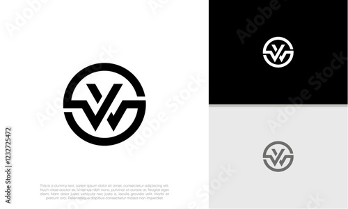 Free Download Initials W logo design. Initial Letter Logo.	 - GFXLoad