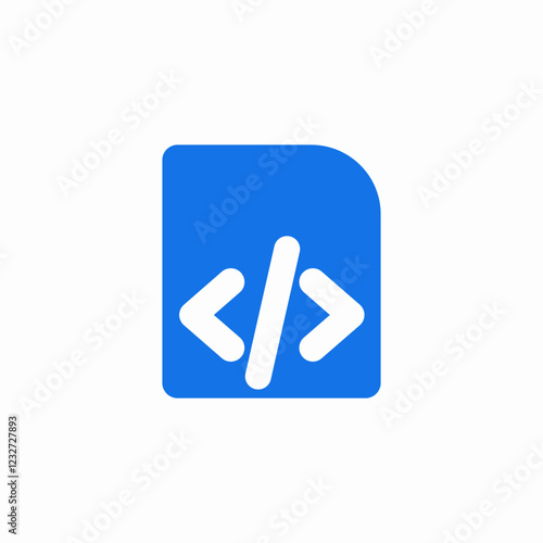 css coding file icon sign vector