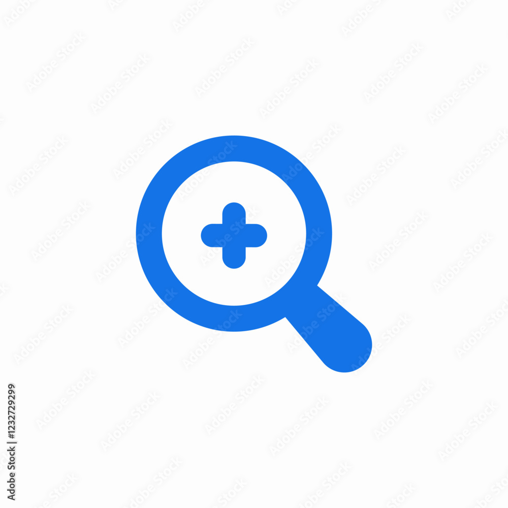 magnifier glass zoom icon sign vector magnifier glass zoom icon sign vector