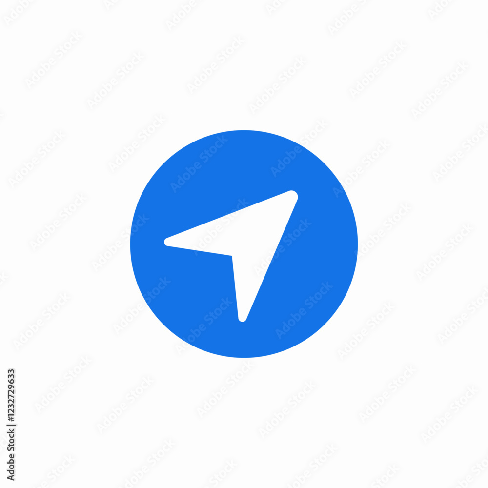 navigation arrow gps icon sign vector navigation arrow gps icon sign vector