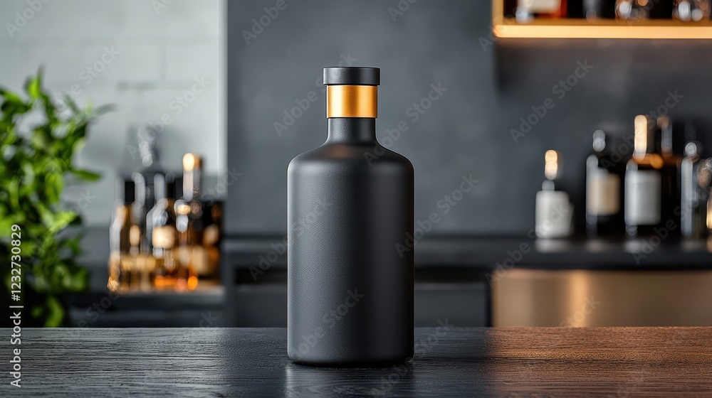Beverage presentation modern bar product photography indoor setting close-up view minimalist design Beverage presentation modern bar product photography indoor setting close-up view minimalist design