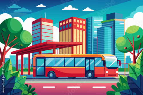 colourful bus
