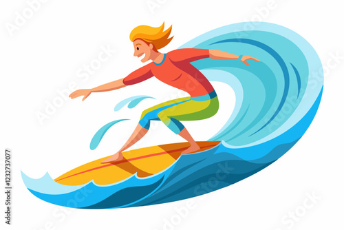 surfer on the beach