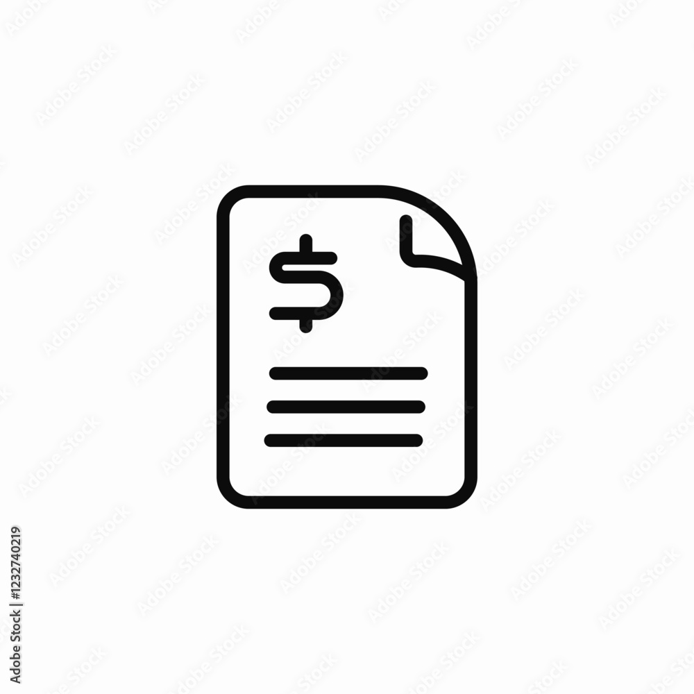 bank statement icon sign vector bank statement icon sign vector