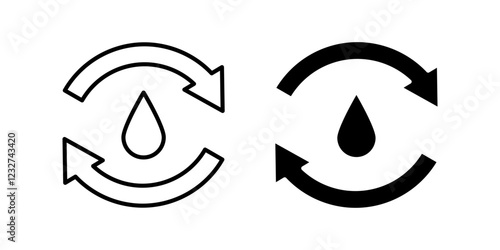 menstrual cycle Icon set. Symbol isolated white background. vector illustration. color editable.