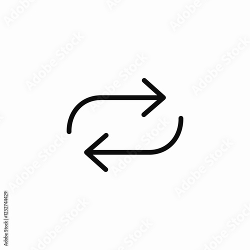repost copy icon sign vector