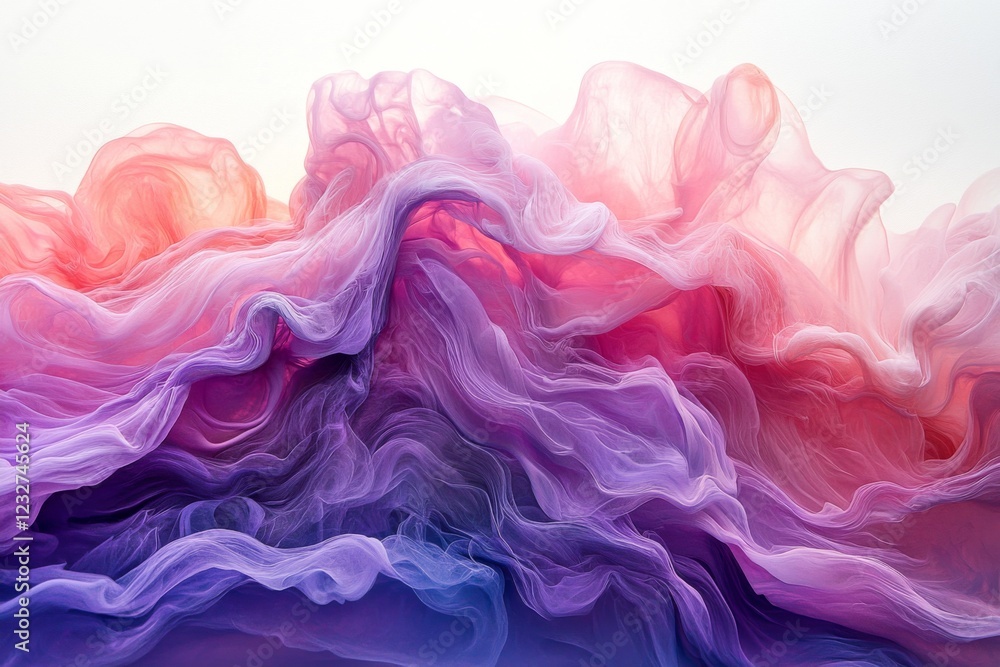 Colorful abstract artistic smoke swirling in soft shapes Colorful abstract artistic smoke swirling in soft shapes