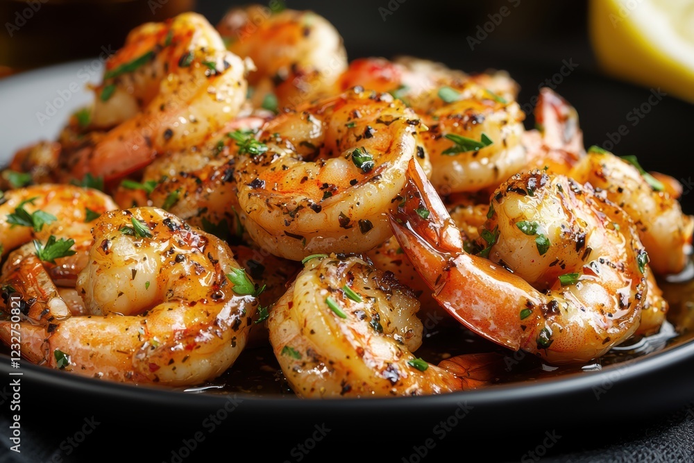 Juicy Chicken and Shrimp in a Delicious Honey-Mustard Marinade. Juicy Chicken and Shrimp in a Delicious Honey-Mustard Marinade.